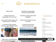 Tablet Screenshot of lebonbuzz.net